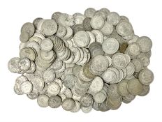 Approximately 1460 grams of pre 1947 Great British silver coins