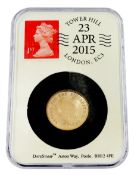 Queen Elizabeth II 2015 gold proof full sovereign coin