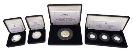 Queen Elizabeth II Tristan da Cunha 2014 silver proof piedfort five pounds