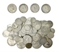 Approximately 370 grams of pre 1920 Great British silver coins