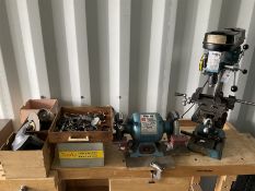 Clarke metalworker pillar drill and Clarke