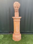 Bust on pedestal