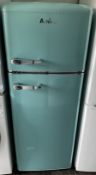 Amica - fridge freezer in light blue finish - THIS LOT IS TO BE COLLECTED BY APPOINTMENT FROM DUGGLE