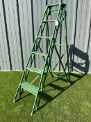 Hatherley Lattice Step Ladders - THIS LOT IS TO BE COLLECTED BY APPOINTMENT FROM DUGGLEBY STORAGE