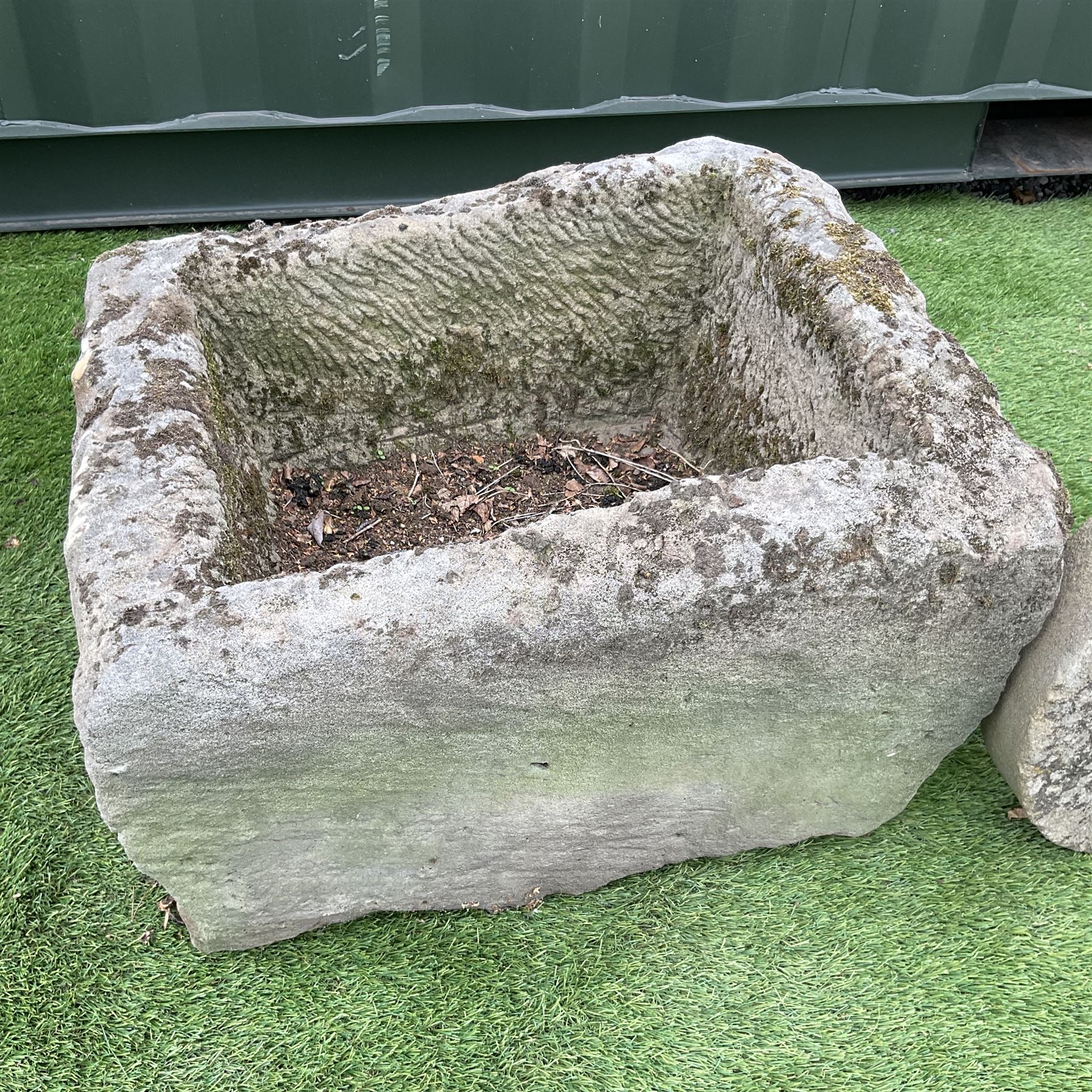 Small millstone and carved stone trough - THIS LOT IS TO BE COLLECTED BY APPOINTMENT FROM DUGGLEBY S - Image 2 of 5