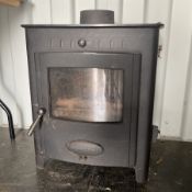 Stratford ecoboiler 12 HE hcast iron wood burning stove - THIS LOT IS TO BE COLLECTED BY APPOINTMENT
