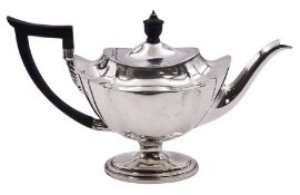 Victorian silver teapot