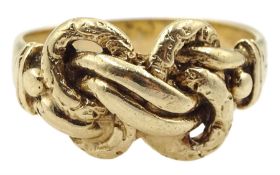 Early 20th century gold knot ring