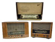 1955 Pye Fenman II valve radio in walnut veneered case