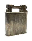 Dunhill silver plated lift-arm lighter