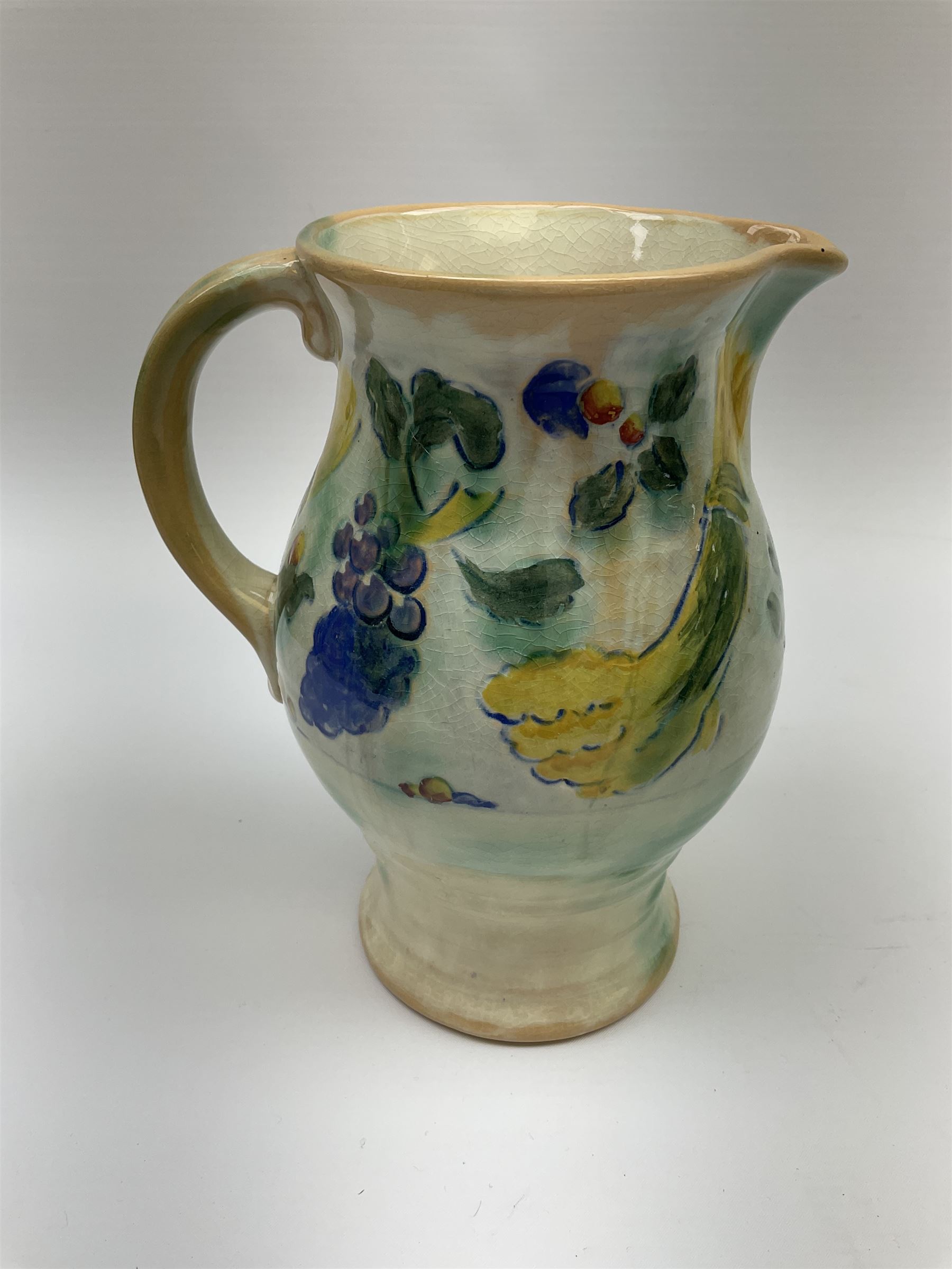 Early 20th century Royal Doulton Brangwyn Ware jug and set of six beakers - Image 5 of 7