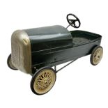 Mid 20th century pressed steel pedal car