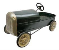 Mid 20th century pressed steel pedal car