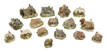 Sixteen Lilliput Lane models to include Bramble Cottage