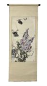 Oriental scroll painting