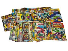 Quantity of 1970s The Mighty World of Marvel comic books