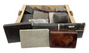 Collection of jewellery and cutlery boxes etc