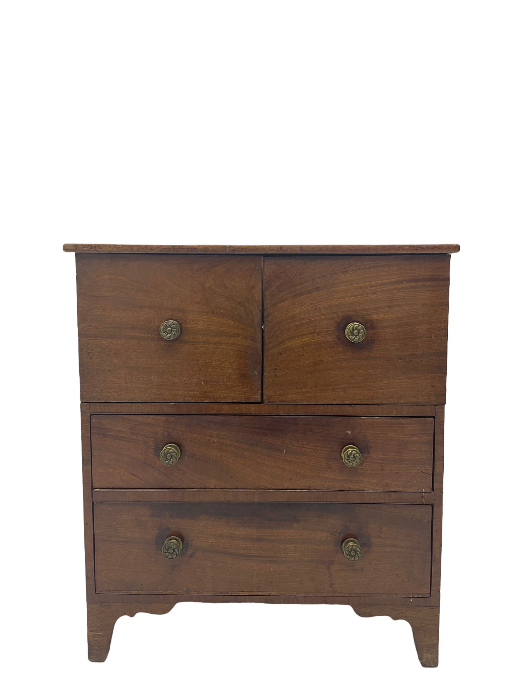 19th century mahogany commode cabinet or nightstand