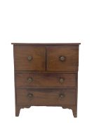 19th century mahogany commode cabinet or nightstand