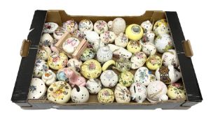 Large collection of ceramic pomanders