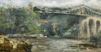 British Contemporary: Menai Suspension Bridge Anglesey