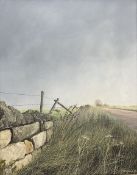 Jerry S Waide (British 1948-): The Dry Stone Wall