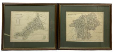 F P Becker (British 19th century): 'Cornwall' and 'Westmorland'