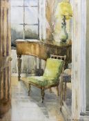 Anne McCormack (British Mid-20th century): Interior Scene