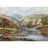 Charles A Bool (19th/20th Century): Dovedale Derbyshire