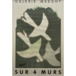 After Georges Braque (French 1912-1963): 'Sur 4 Murs' (on 4 walls)