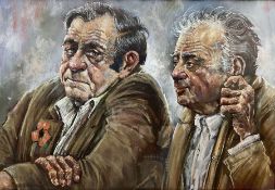 David Newbould (British 1938-2018): 'Mother Said There'd be Days Like This!' Characters from Skipton