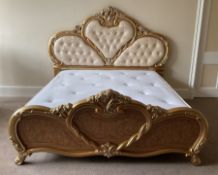 Rococo style 6' Super Kingsize bed