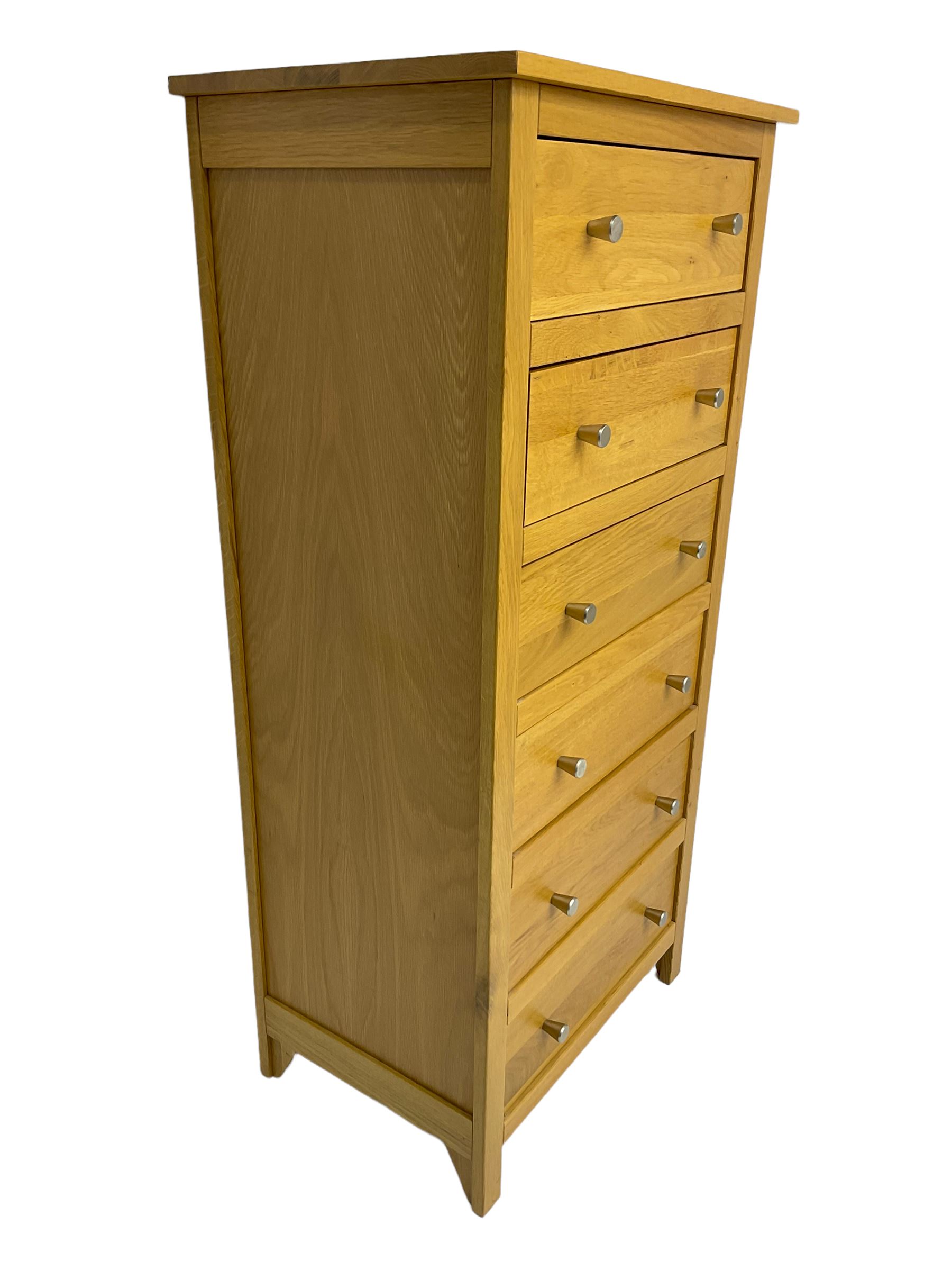 Light oak six drawer chest - Image 2 of 6