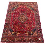 Persian Meimeh red ground rug