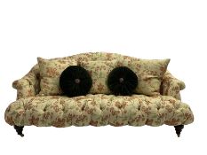 Victorian style three seat sofa