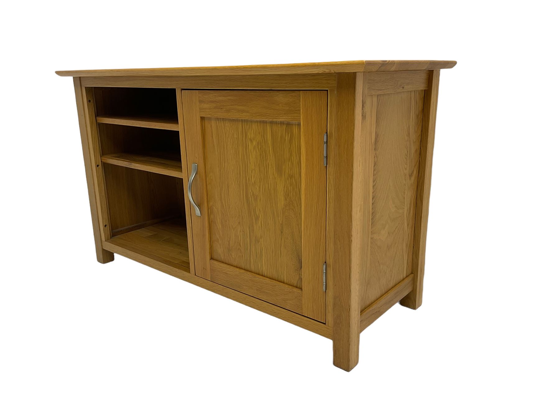 Light oak television cabinet - Image 3 of 7