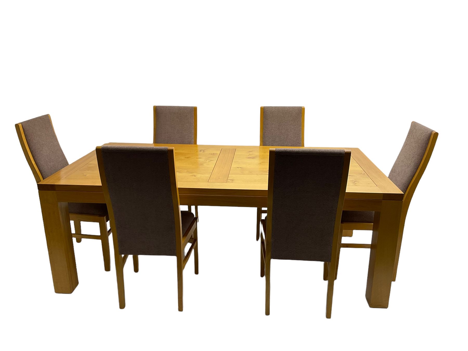 Large pippy oak rectangular dining table - Image 9 of 13