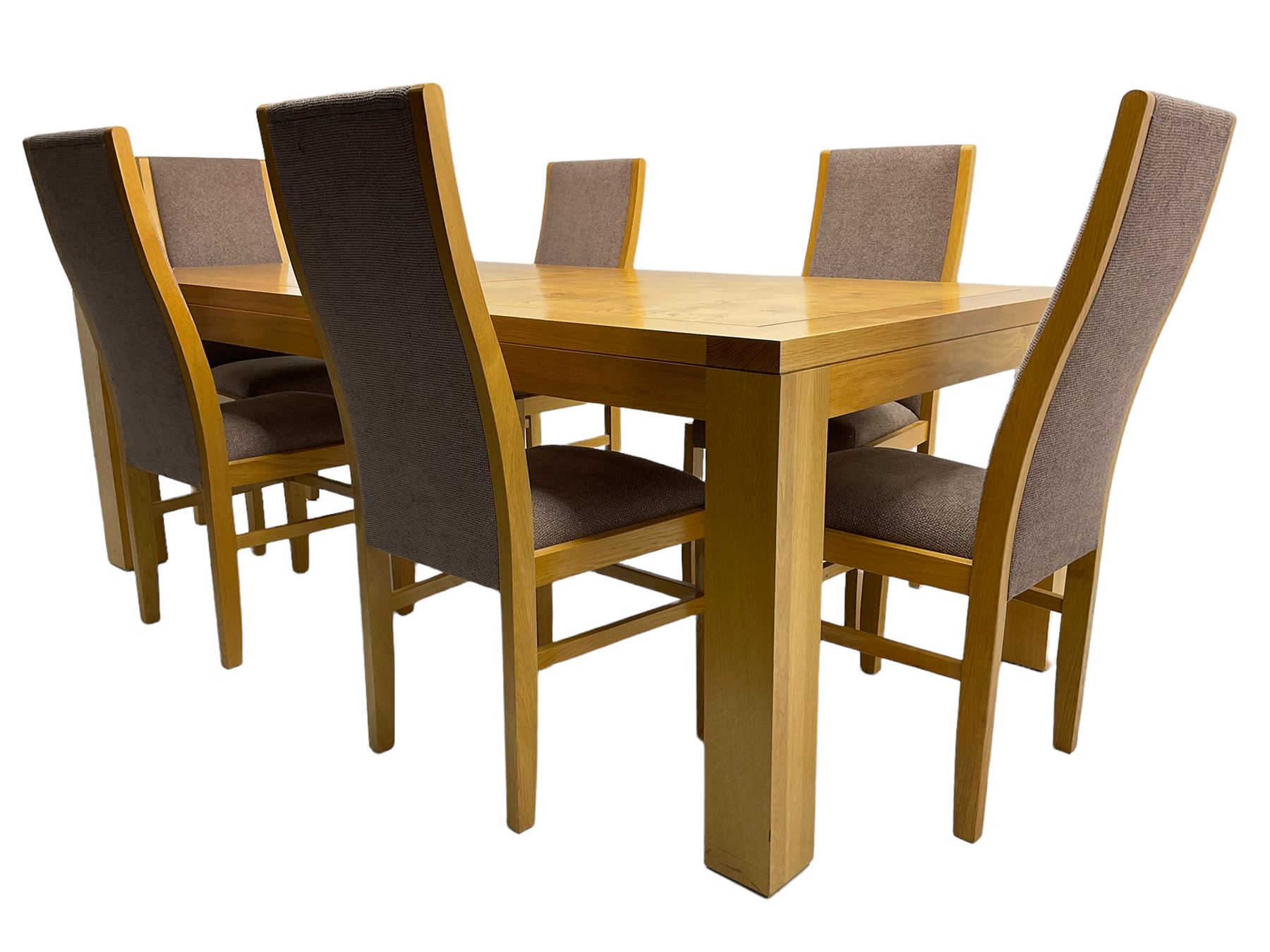 Large pippy oak rectangular dining table - Image 4 of 13