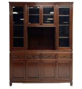 Hong Kong hardwood wall display cabinet