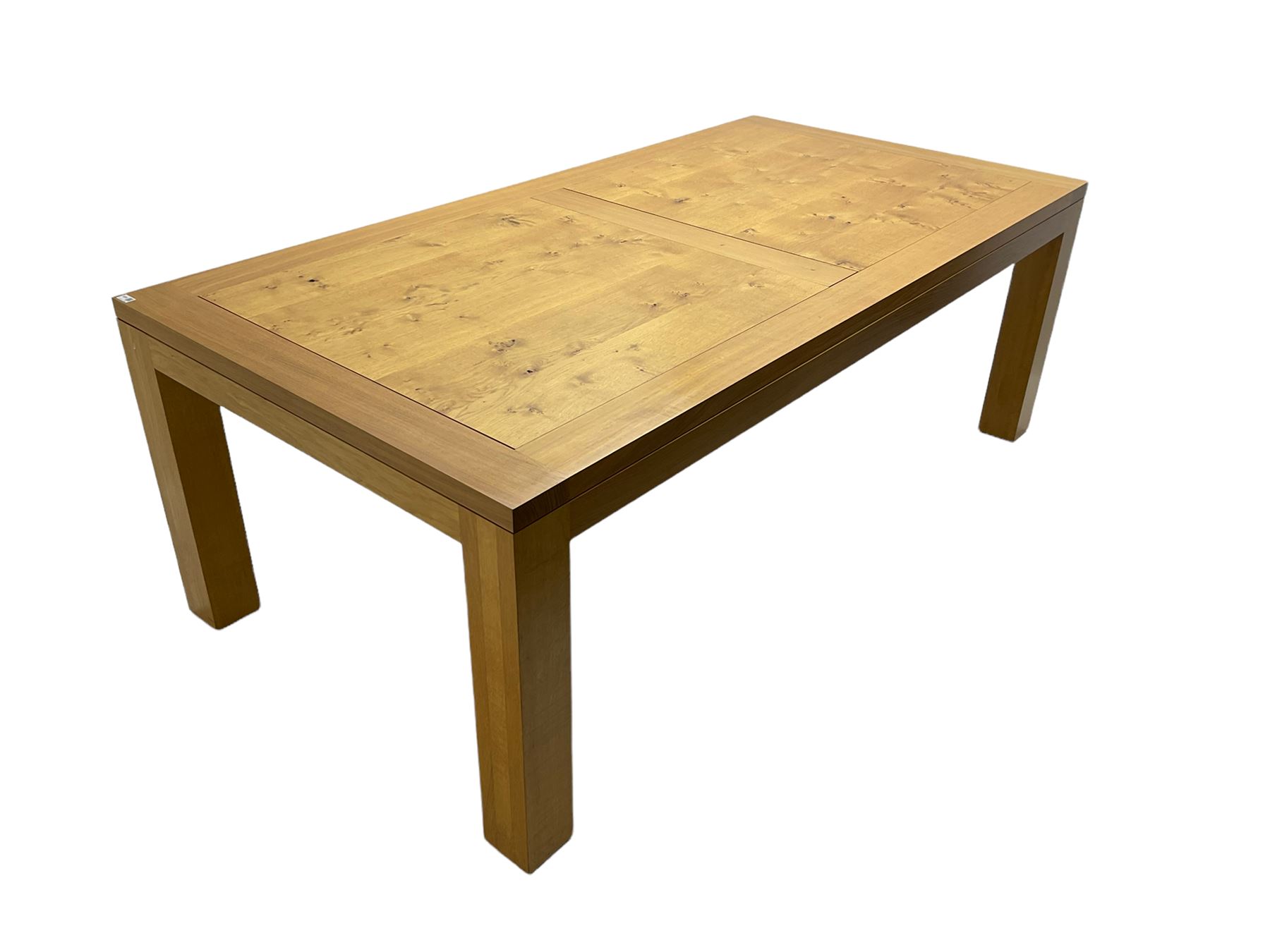 Large pippy oak rectangular dining table - Image 11 of 13
