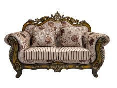 Italian Baroque design two seat sofa