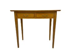 Laura Ashely - cherry wood side table