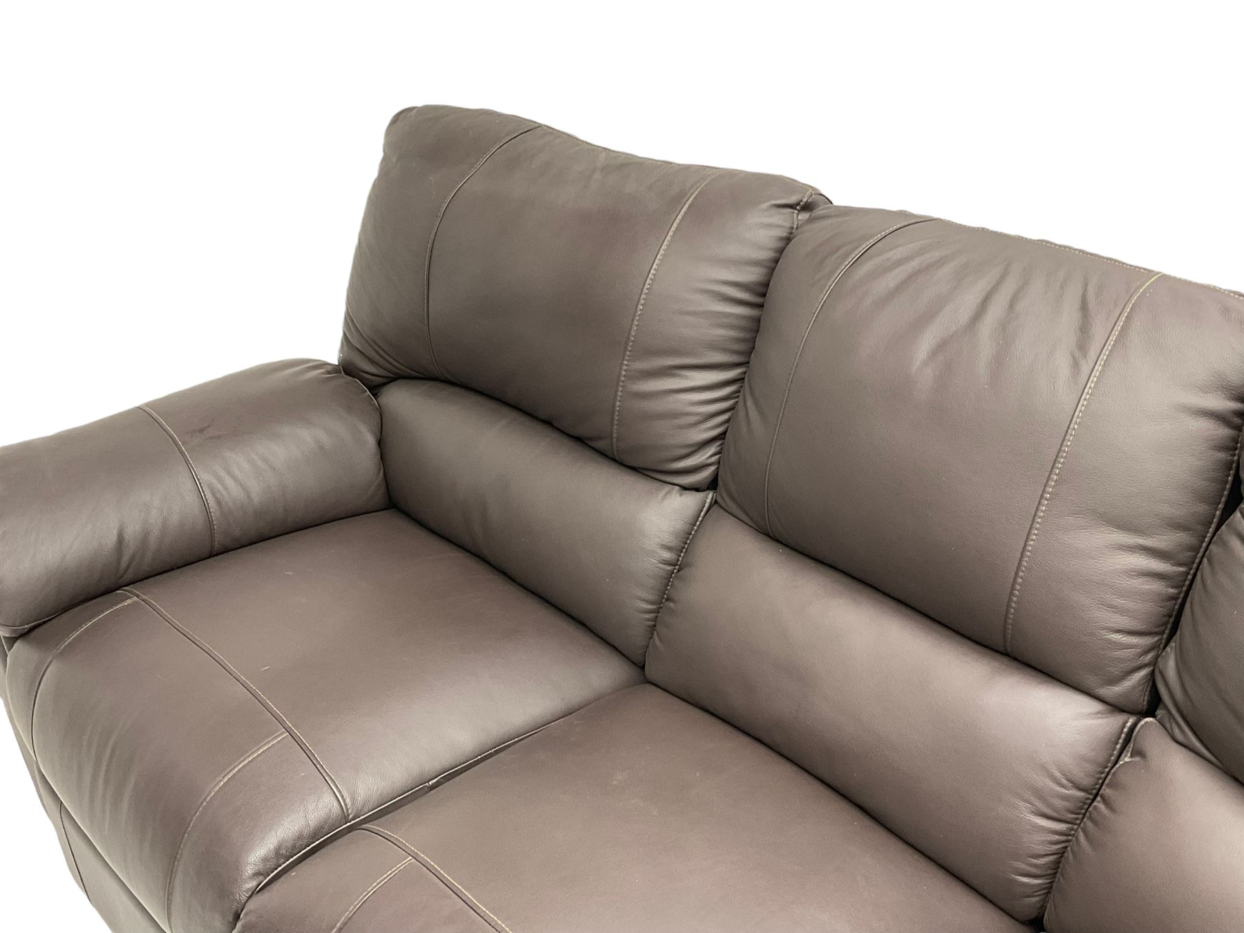 Three seat manual reclining sofa (W200cm) - Image 4 of 6