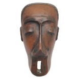 Graham Kingsley Brown (British 1932-2011): Mask of a Man's Face