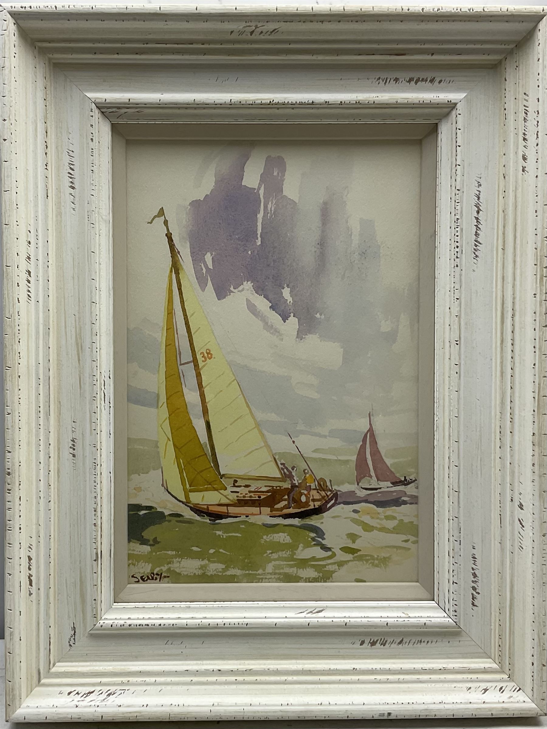 William Selby (Northern British 1933-): Yacht at Sea - Image 3 of 4