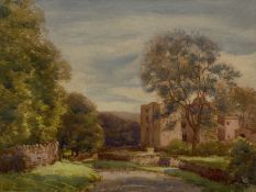 George Graham (British 1881-1949): Barden Tower Wharfedale