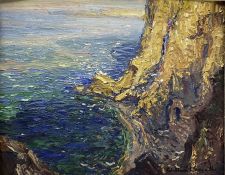 William Hoggatt RI (British 1879-1961): 'On the Manx Coast' Isle of Man