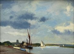 Norfolk School (20th century): Fishing Boats and Yachts