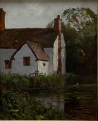 John Foulger (British 1942-2007): 'Willy Lott's Cottage' Flatford Mill