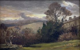 Ernest Higgins Rigg (Staithes Group 1868-1947): Evening Summer View from the Artist's Garden at Low